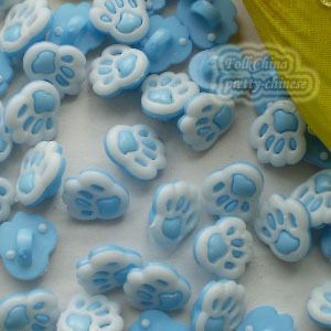   Paw 10mm Plastic Buttons Sewing Scrapbooking Collectable Craft BPB