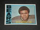 hof gale sayers 1972 topps signed auto card 110 bears