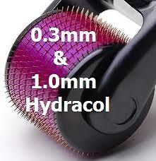   Needle Derma Rollers,Anti Wrinkle,Acne,Scars,Cellulite, 0.3mm & 1.0mm
