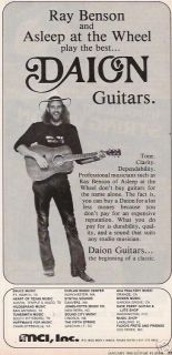 1980 ray benson plays a daion guitar ad time left