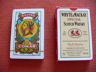 whyte mackay sp scotch whisky spanish playing cards from argentina