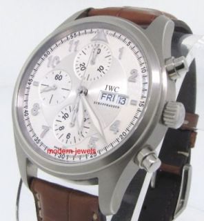 iwc spitfire pilots chronograph auto watch iw371702 modern jewels the