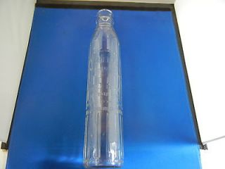 1930s Vintage SHELL Shell Penn Motor Oil Glass 1Qt. Bottle Embossed 