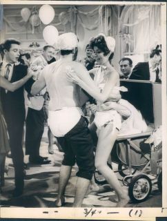 VTG Movie Star Sally Carter Alan Reed In Diaper Baby Shower Dance 