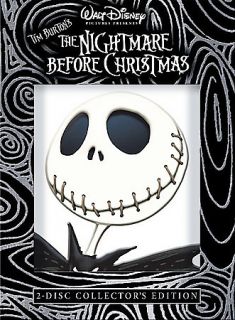 The Nightmare Before Christmas DVD, 2008, 2 Disc Set Collectors 