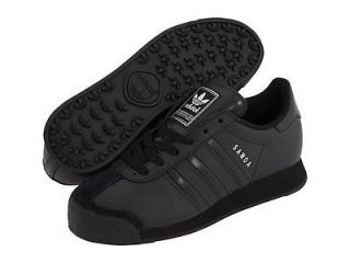 Adidas Samoa Kids /Youth Leather G22610 Black Silver Original Brand 