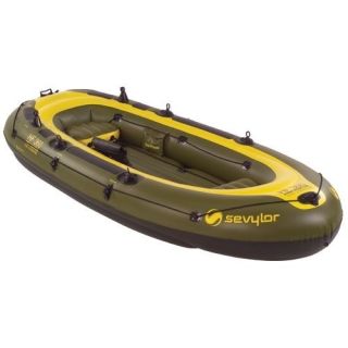 new sevylor 3408 fish hunter 6 person inflatable boat 2yr