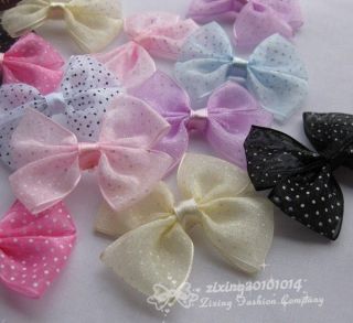   ribbon flowers bows sewing wedding decorations craft appliques AP142