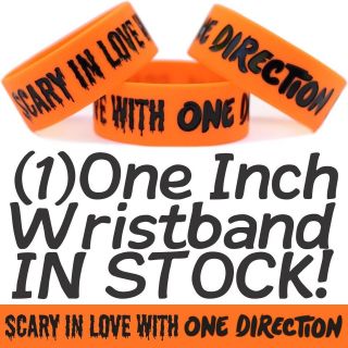   Love With One Direction Wristband Funny Onange 1D Merchandise Bracelet