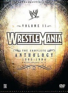 wwe wrestlemania anthology vol 2 new dvd boxset time left