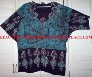 African Clothes/Hippie/Hippy/Smock/Unisex/Dashiki shirt #2386