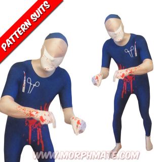 Morphsuit Evil Surgeon Genuine Costume All Sizes Doctor Morphsuits 