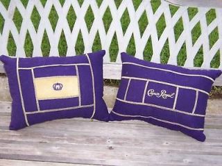 Newly listed REVERSABLE CROWN ROYAL & RESERVE BAG PILLOWS