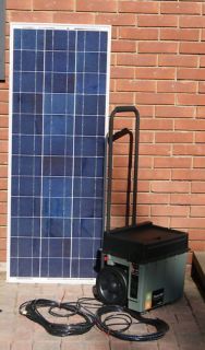 Plug n Play Portable Solar Generator 100watt solar panel xantrex 