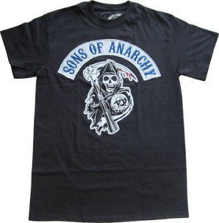 soa sons of anarchy logo biker tv adult medium t shirt