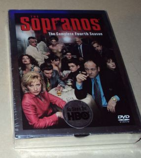 The Sopranos   The Complete Fourth Season (DVD, 2003, 4 Disc Set) new 