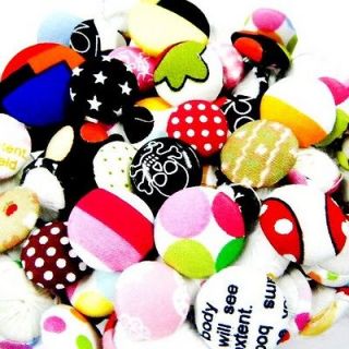   Mixed Size Style Color Fabric Buttons Sew On Dress Supplies Craft