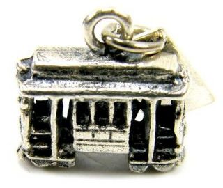 925 Sterling Silver 3D Bell San Francisco Trolley Vintage Charm 