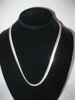 Vintage 925 Italy Mens STERLING SILVER Figaro Link Chain Necklace 39 