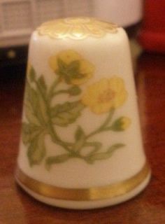 spode buttercup butter cup bone china thimble 