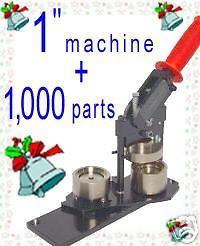 button maker machine plus 1000 parts time left $