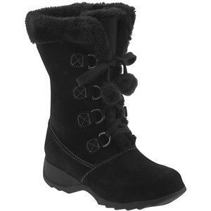 womens sporto jojo waterproof warm winter boots black
