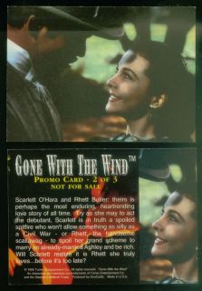 PROMO CARD: GONE WITH THE WIND (Duo Cards/1995) #2 of 3 From NON SPORT 