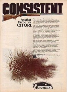 1979 Browning Citori Trap~Skeet Shotgun~gun~hu​nting Ad