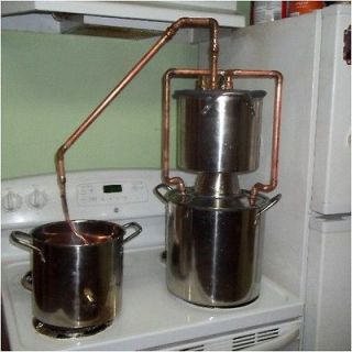 Gallon Stainless Steel & copper Moonshine Still  Stove top 