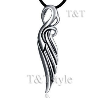 Newly listed T&T Stainless Steel Angel Wing Pendant Necklace (NP10)