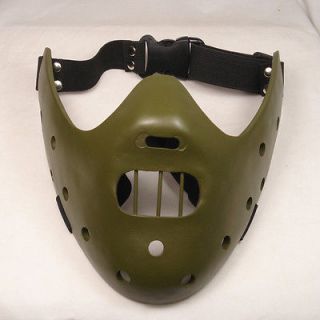   Replica Black Doctors Deluxe Hannibal Mask Halloween With Straps