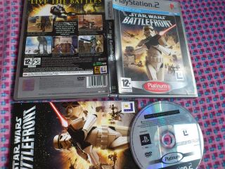 star wars battlefront for sony ps2 60gb ps3 complete time