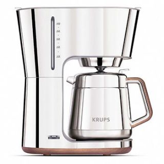   listed Krups KT600E Silver Art 10 Cup Thermal Carafe Coffee Maker