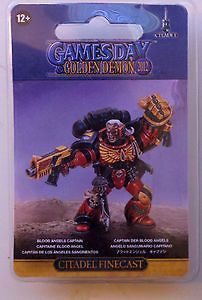 UK Games Day 2012 Blood Angels Space Marine Captain New Sealed Limited 