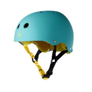 TRIPLE 8   Brainsaver Rubber Baja Teal Skateboard Helmet S M L XL