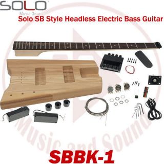 Newly listed Solo SBBK 1 SB Style DIY Headless Bass Guitar Kit 