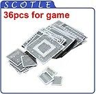   36 pcs Directly Heated Stencils Templates Set for XBOX 360 PS3 WII PSP