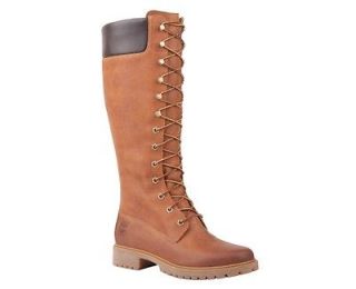 Timberland Womens 14 Inch Premium Waterproof Leather Boots Medium 