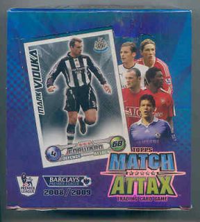 2008 09 topps match attax box of 24 packets from