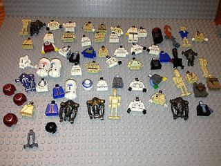 lego star wars minifigures 60 torso lot troopers officer r2d2