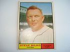 1961 Topps Steve Bilko #184 in Beautiful Condition  