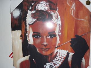   **BREAKFAST AT TIFFANYS** CANVAS PAINTING by ^STEPHEN FISHWICK