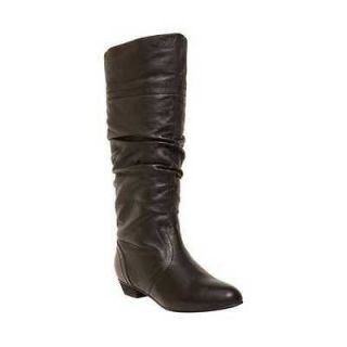 steve madden candence blk leather womens boots 7 5 m