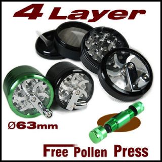 Newly listed 4 layer CLEAR TOP 2.5 Herb Grinder Grinding machine 
