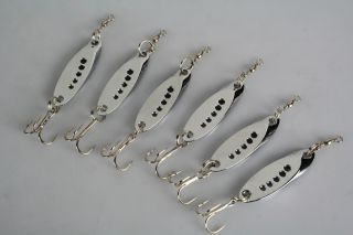 6pcs fishing lures spoons hook bass 9 9g a from
