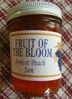 HOME MADE APRICOT PEACH FRUIT OF THE BLOOM JAM   PINT SIZE
