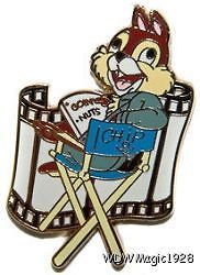 Disney DSF Character Directors   Chip Sitting in a Director Chair LE 