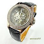 Jeanneret DIANA Automatic Skeleton Ladies Watch Green