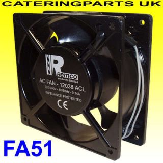 fa51 240v square axial cooling fan motor 120 x 120 x 38 time left $ 32 