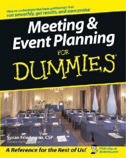   Planning for Dummies by Susan A. Friedmann 2003, Paperback